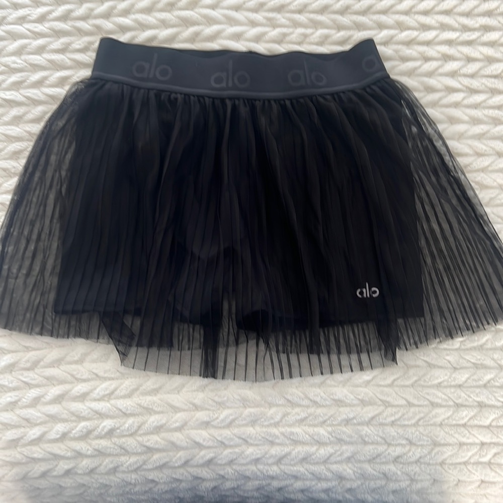 ALO Yoga Black Mini Skirt